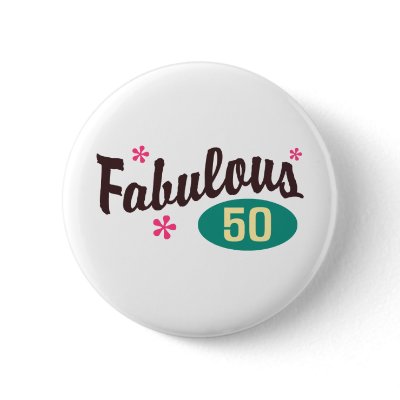 50th Birthday Pinback Buttons by magarmor