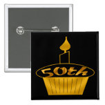 50th Birthday Button