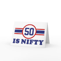 50th Birthday Card