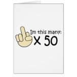 50th Birthday Card