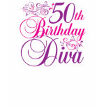 50th Birthday Diva t-shirts