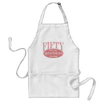50th birthday, Fifty - Aged to Perfection Apron