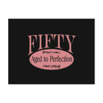 50th birthday, Fifty - Aged to Perfection