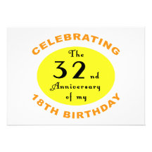 50th Birthday Gag Gift Invites