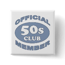 50th Birthday Gag Gifts Pins