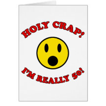 50th Birthday Gag Gifts Card