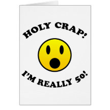 50th Birthday Gag Gifts Greeting Cards