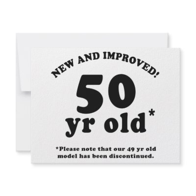 50th Birthday Gag Gifts Custom Invites by birthdaygifts