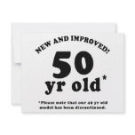 50th Birthday Gag Gifts invitations