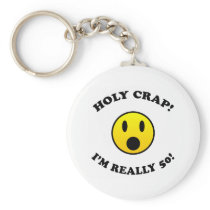50th Birthday Gag Gifts Keychains