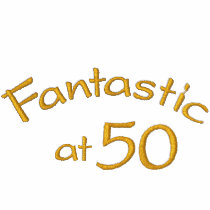 50th Birthday Gift or Favour-Embroidered Shirt