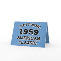 50th Birthday Gifts, 1959 American Classic! cards