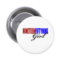 50th Birthday Gifts, 1959 Girl! buttons