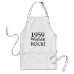 50th Birthday Gifts, 1959 Women Rock! Apron