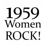 50th Birthday Gifts, 1959 Women Rock! T Shirts