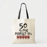 50th birthday gifts, 50 is 5 perfect 10s! bags