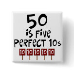 50th birthday gifts, 50 is 5 perfect 10s! pin
