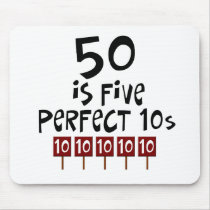 50th birthday gifts, 50 is 5 perfect 10s!