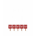 50th birthday gifts, 50 is 5 perfect 10s! t-shirts