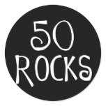 50th birthday gifts, 50 ROCKS
