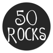 50th birthday gifts, 50 ROCKS