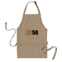 50th Birthday Gifts Apron