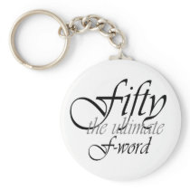 50th birthday gifts - Fifty, the ultimate F-Word!