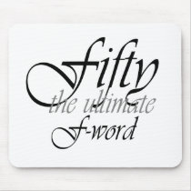 50th birthday gifts - Fifty, the ultimate F-Word!