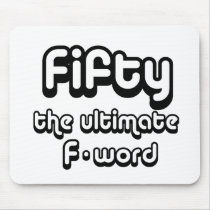 50th birthday gifts - Fifty, the ultimate F-word
