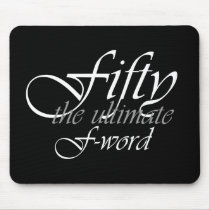50th birthday gifts - Fifty, the ultimate F-Word!