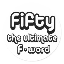 50th birthday gifts - Fifty, the ultimate F-word