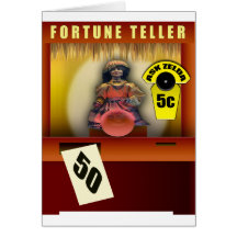 50th Birthday Gifts, Fortune Teller Guessing Age! Greeting Card