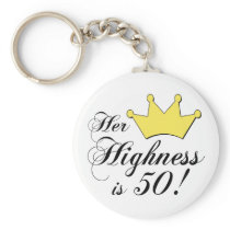 50th birthday gifts, Her highness is 50!