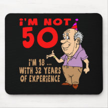 50th Birthday Gifts Mouse Pads