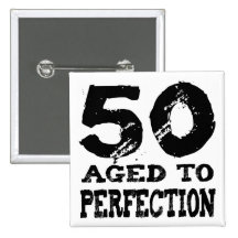 50th Birthday Gifts! Pinback Button