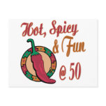 50th Birthday Gifts Post Cards