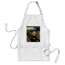 50th Birthday Gifts, The Scream 50! Aprons