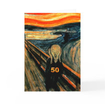 50th Birthday Gifts, The Scream 50!