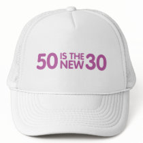 50th birthday mesh hats