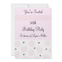 50th Birthday Announcement