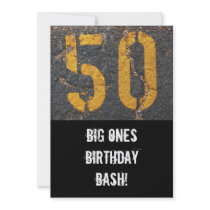 50th Birthday-Invitation