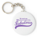 50th Birthday Keychains