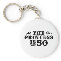 50th Birthday Key Chains