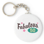 50th Birthday Keychains