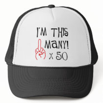 50th birthday Middle Finger Salute