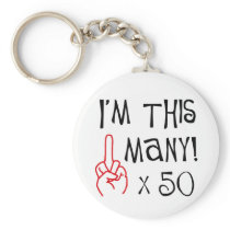 50th birthday Middle Finger Salute