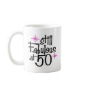50th Birthday mugs