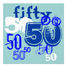 50th Birthday Party Announcements