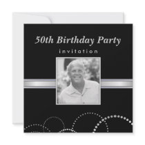 50th Birthday Party - Custom Photo Invitations