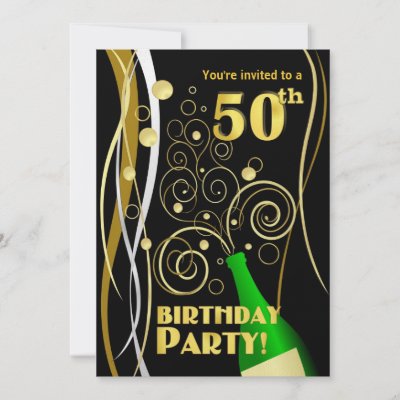 champagne invitations